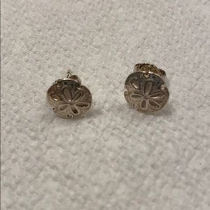 James Avery Sand dollar earrings